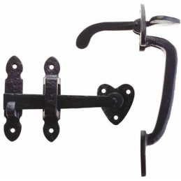 Zamknięcie ryglowe 127mm czarne