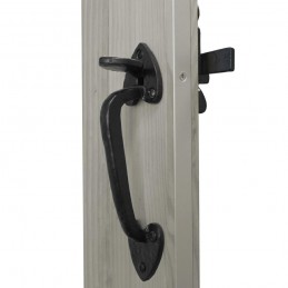 Zamknięcie ryglowe 127mm czarne