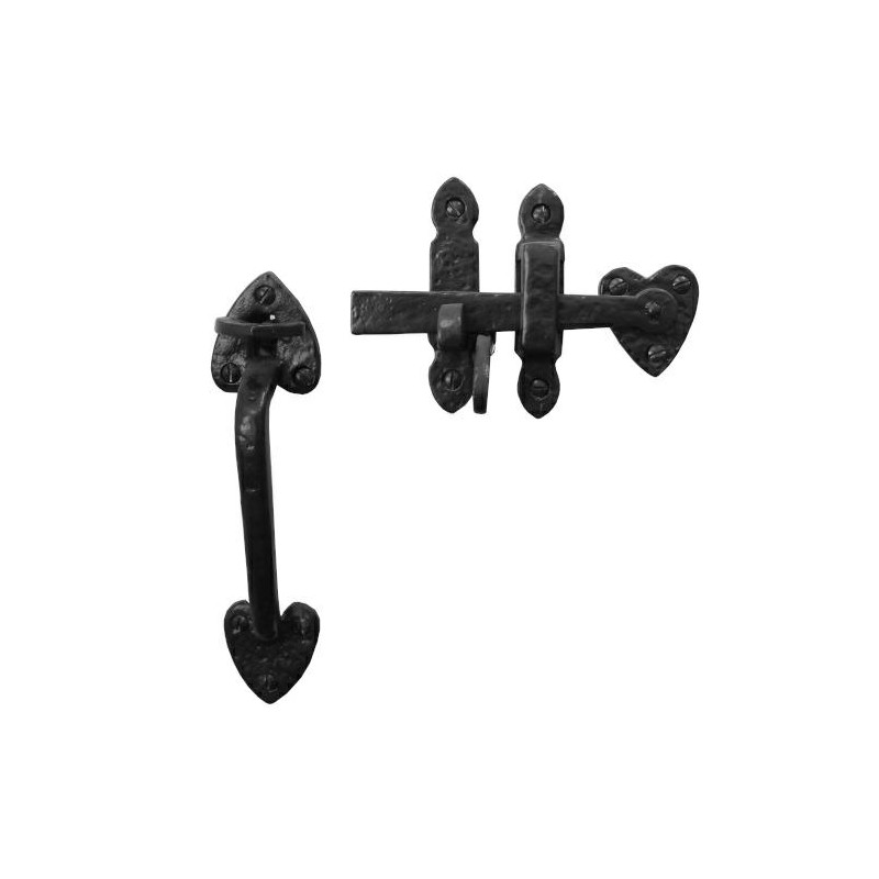 Zamknięcie ryglowe 127mm czarne