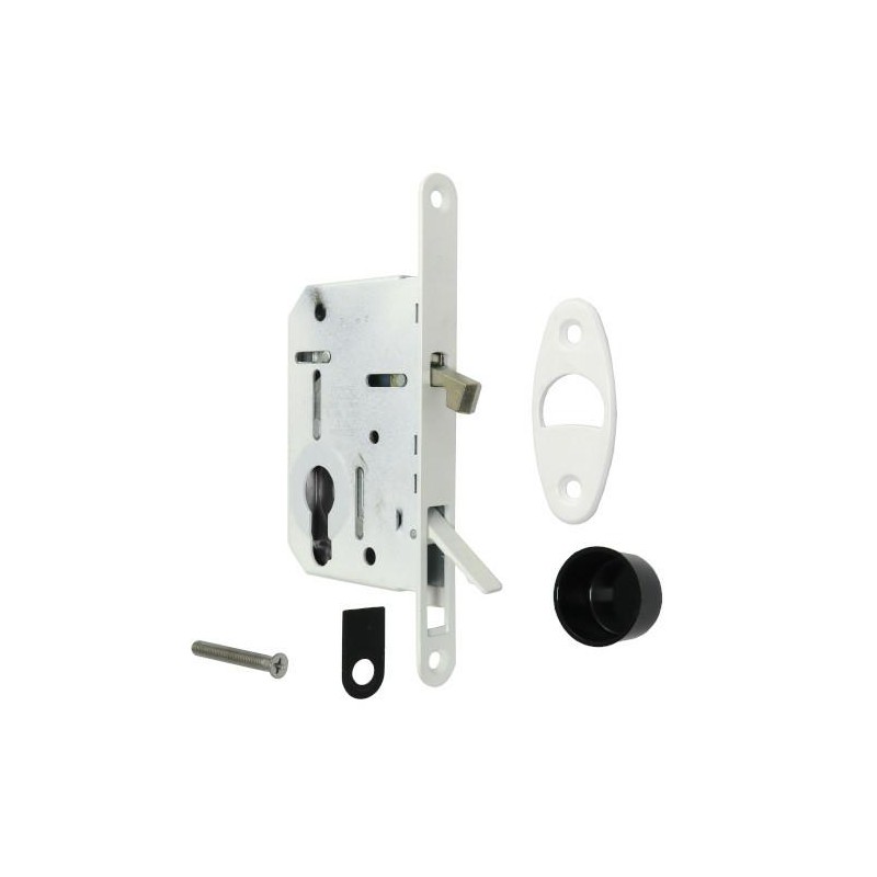 Zamek hakowy na wkładkę 50mm F16x160 biały mod. WAVE Scivola Tre Class