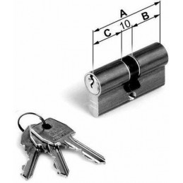 Wkładka drzwiowa czarna 115mm 45/70 mod.600