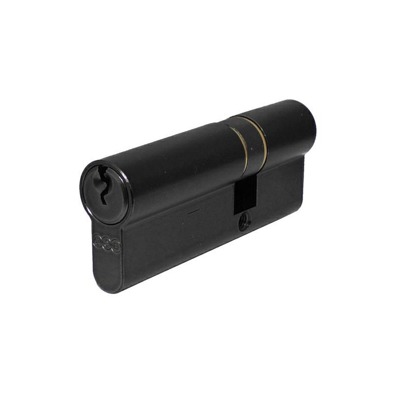 Wkładka drzwiowa 85mm 30/55 czarna matowa mod.600