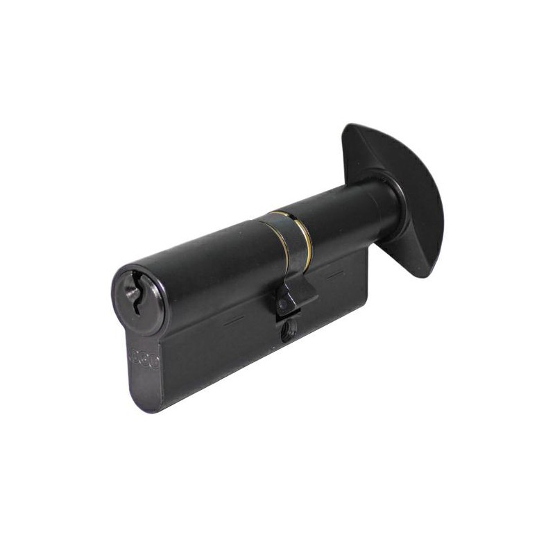 Wkładka z gałką do drzwi 85mm G30/55 czarny mat mod.600