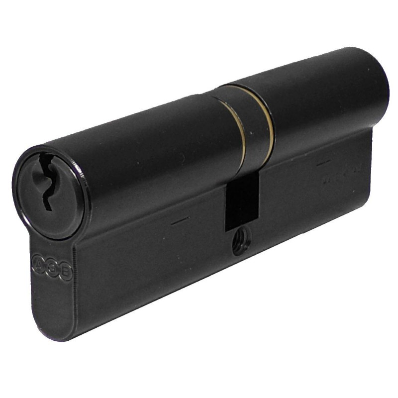 Wkładka drzwiowa 90mm 45/45 czarna matowa mod.600