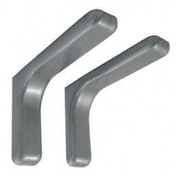 Wspornik półki srebrny 80x117mm mod. LEONARDO, 2szt.