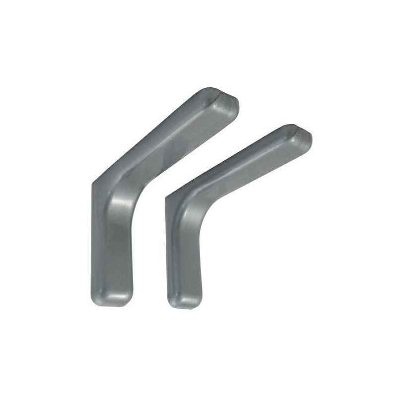 Wspornik półki srebrny 80x117mm mod. LEONARDO, 2szt.