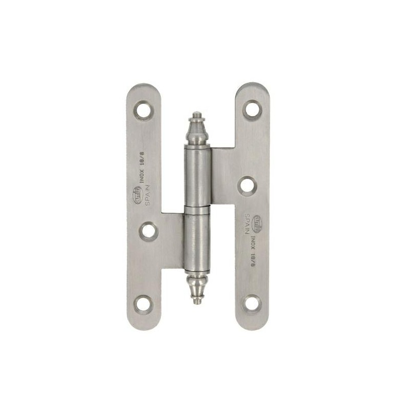 Zawias do drzwi 100x58 stal nierdzewna INOX szczotkowany rozłączny PRAWY (pl) mod. 407