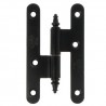 Zawias do drzwi 100x58 mosiądz czarny rozłączny PRAWY (pl) mod. 407