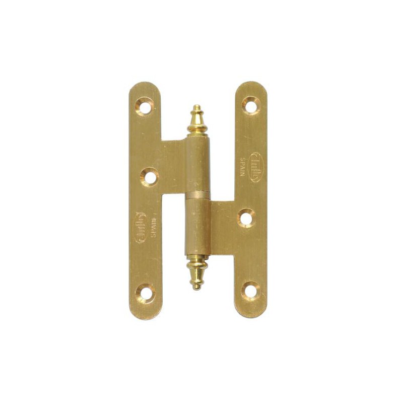 Zawias do drzwi 95x52mm mosiądz matowy rozłączny rozłączny LEWY (pl) mod. 407