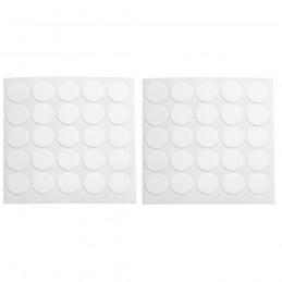 Zaślepka meblowa przyklejana 12mm biała 50szt. mod.614