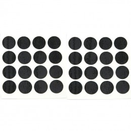 Zaślepka meblowa przyklejana 18mm czarna 48szt. mod.614