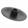 Zaślepka meblowa wciskana 17mm plastik czarna mod.20