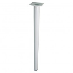 Noga 4-30x500 okrągła biała