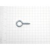 Haczyk wkręcany 2x20mm oczko 6mm cynkowany 26szt.