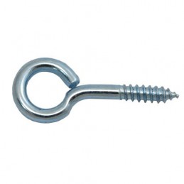 Haczyki oczkowe wkręcane 3,7x42mm oczko 11mm cynkowane 13szt.