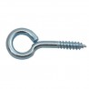 Haczyki oczkowe wkręcane 3,7x42mm oczko 11mm cynkowane 13szt.