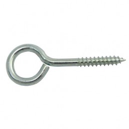 Hak pełny oczko 4x62mm cynkowany 6szt.