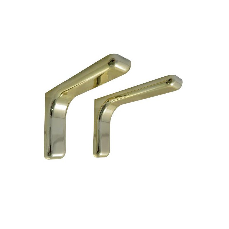 Wspornik półki złoty połysk 80x117mm mod. LEONARDO, 2szt.