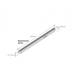 Nawiewnik 366mm biały 4600EA przykręcany mod.XS16
