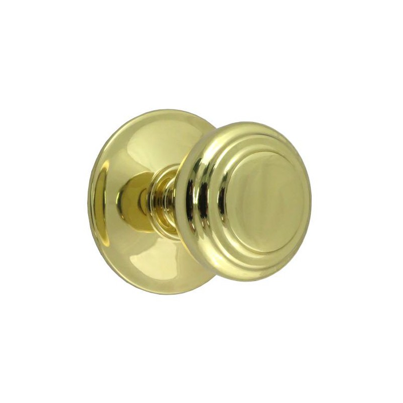 Gałka drzwiowa stała mod. 15 - 70mm pełna mosiądz lakierowany