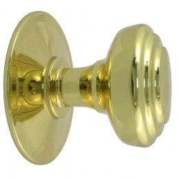 Gałka drzwiowa stała mod. 15 - 70mm pełna mosiądz lakierowany