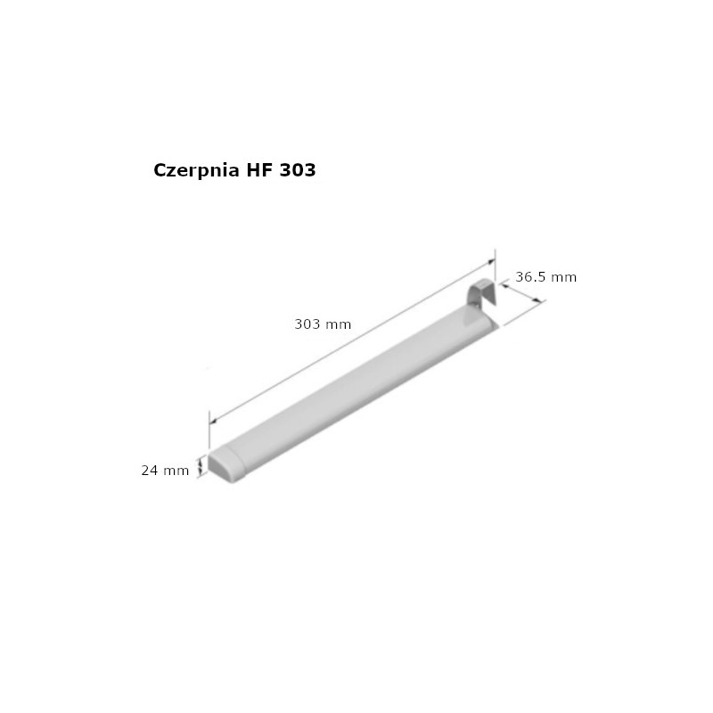 Czerpnia 303mm brązowa 3000EA przykręcana mod.HF 303