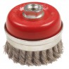 Szczotka doczołowa druciana 80mm mod.35410