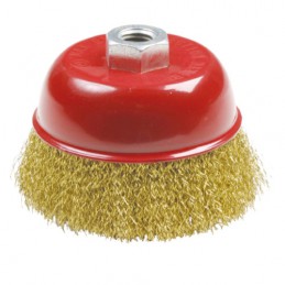 Szczotka doczołowa druciana 100mm mod.35210