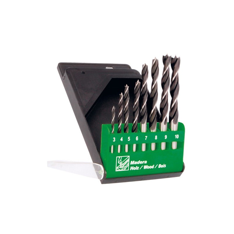 Komplet wierteł do drewna 3-10mm mod.22606