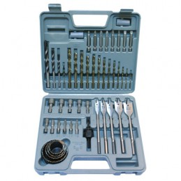 Komplet wierteł 48 sztuk do metelu, betonu, drewna mod.29100