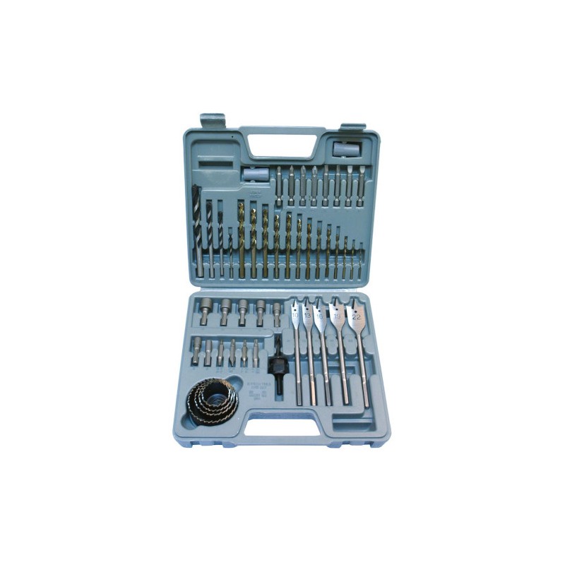 Komplet wierteł 48 sztuk do metelu, betonu, drewna mod.29100