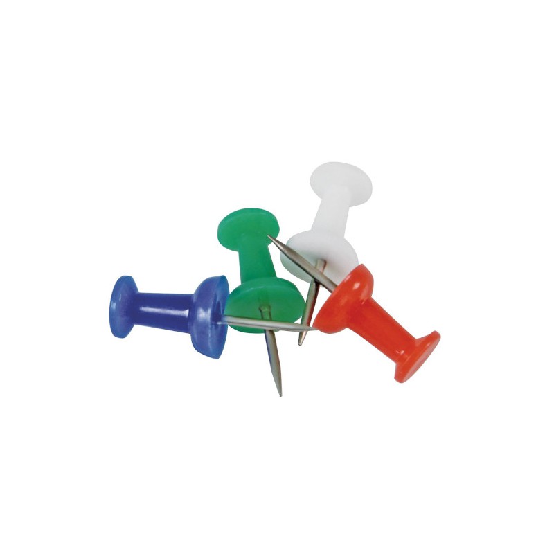 Pinezki tablicowe różne kol.DIS 26 szt.