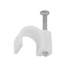 Uchwyt do kabla biały 5mm 20 sztuk mod.3441