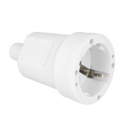 Gniazdo elektryczne gumowane białe mod.3243