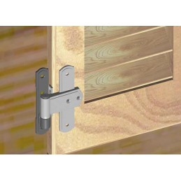 Trzpień zawiasu fi. 9mm odsadzenie 23mm czarny AMIG mod.2983