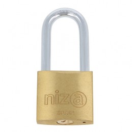 Kłódka mosiężna 40mm długie ucho mod.NIZA display