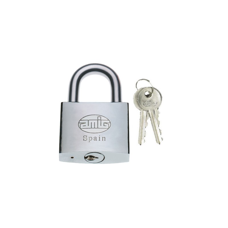 Kłódka mosiężna 30mm chromowana mod.60 display