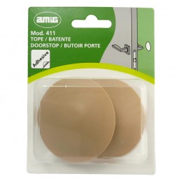 Odbój drzwiowy 60mm beżowy odbojnik ścienny 2 szt. mod.411 DIS