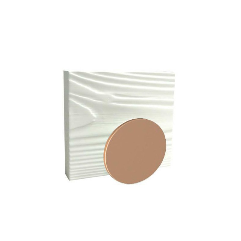 Wieszak drewniany NATURALIA sosna biała 1 kółko miedziane ref. 601