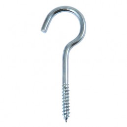Hak półpełny haczyk wkręcany 3,3x60mm cynkowany 8szt.