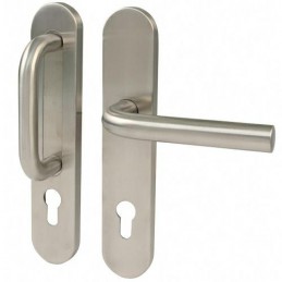 Klamko-pochwyt na wkładkę 85 INOX lewy mod.4PXB85 10PX