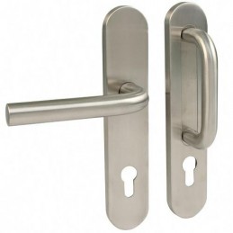 Klamko-pochwyt na wkładkę 85 INOX prawy mod.4PXB85 10PX