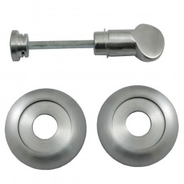 Szyld WC z pokrętłem rozeta 54mm chrom satyna mod. 231C