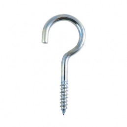 Haczyki półpełne 4x60mm cynkowane półoczka wkręcane 5szt.