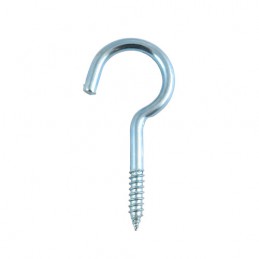 Haczyki półpełne 4,3x63mm cynkowane półoczka wkręcane 3szt.