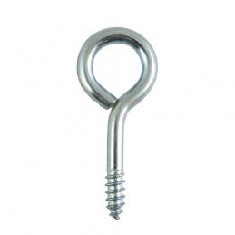 Haczyk oczkowy wkręcany 3x35mm 15mm biały 21szt. | AGAS