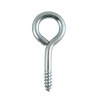 Haczyki oczkowe wkręcane 3x35mm oczko 9mm cynkowane 21szt.| AGAS