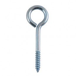 Haczyk wkręcany 3,7x57mm oczko 12mm cynkowany 9szt.