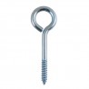 Haczyk wkręcany 3,7x57mm oczko 12mm cynkowany 9szt.