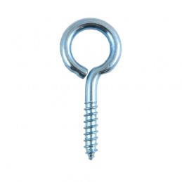 Haczyki oczkowe wkręcane 4,8x59mm oczko 16mm cynkowane 4szt.